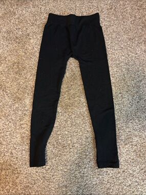 Everyday Black Knit Leggings